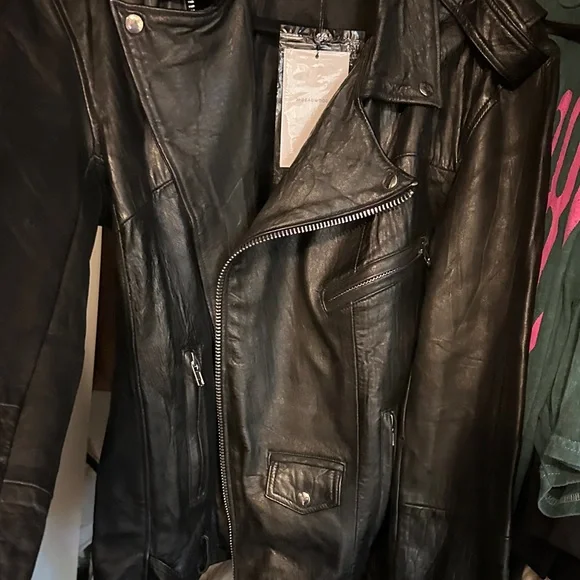 Deadwood leather jacket w/ tags - Picture 11 of 12